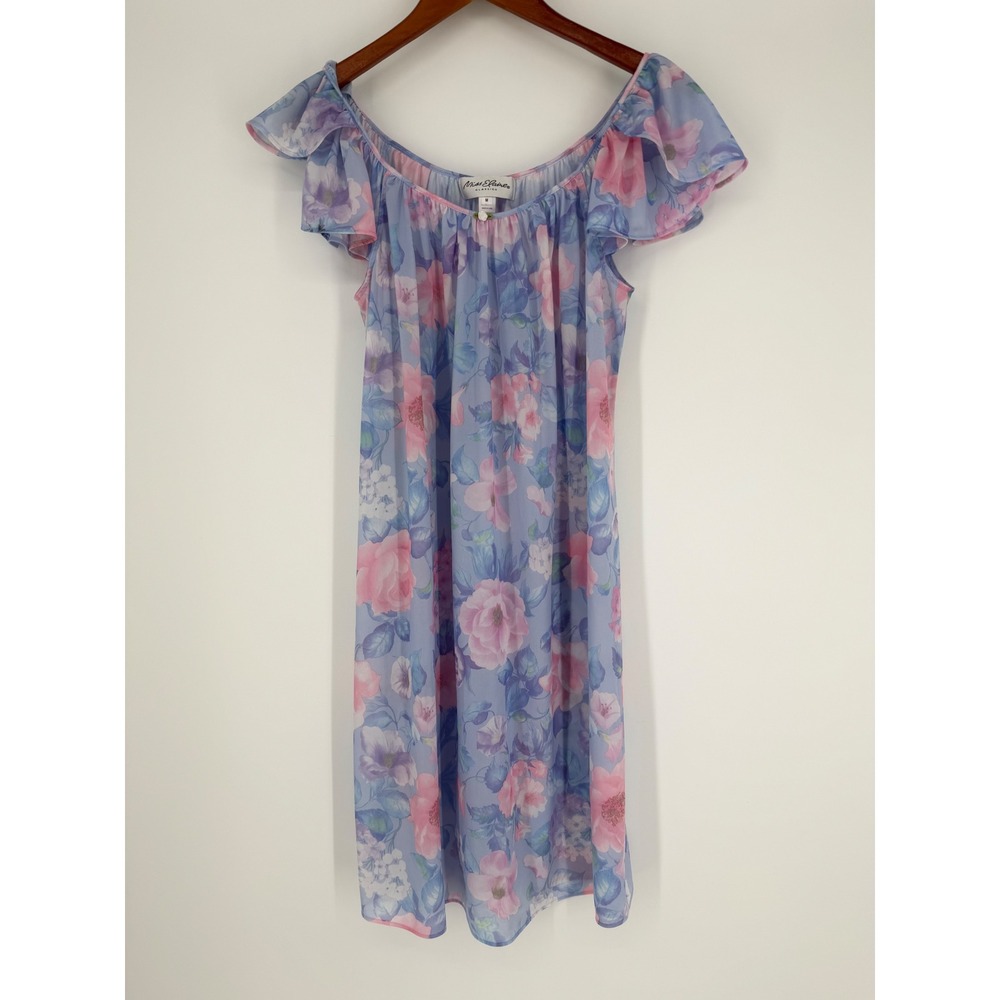 Vintage Miss Elaine Womens Nightgown Medium Classic Sleep Pastel Grandmacore